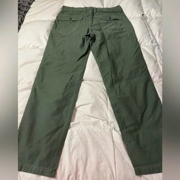 Outerknown Green “The Field Pants” Organic Cotton - NWT - Size 35x32 - Picture 5 of 14
